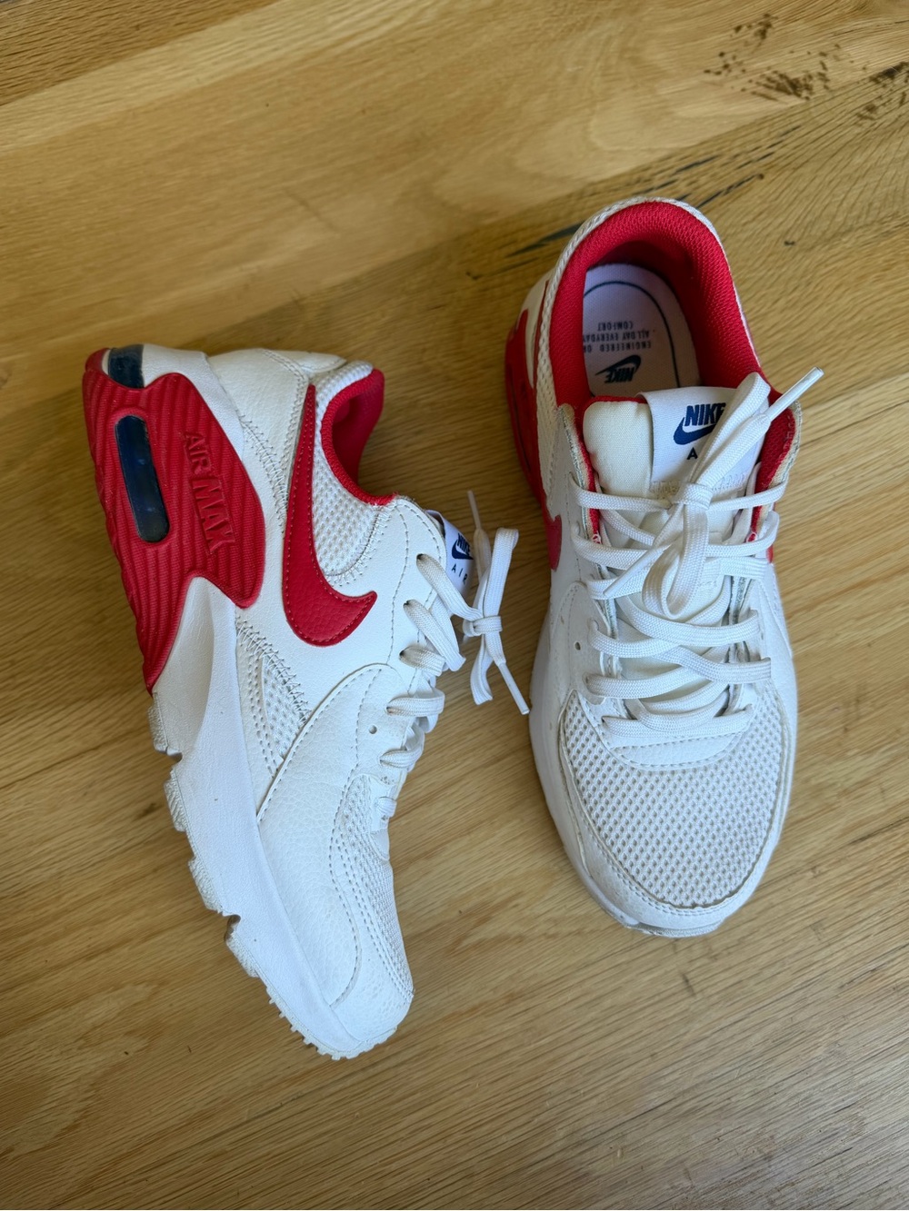 Nike Air Max Red White Sneakers